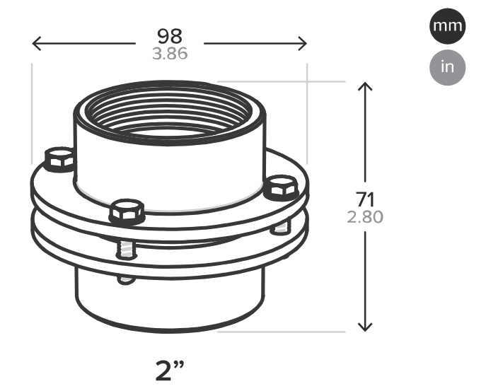 Drawing of JT fountain Cable Inlet